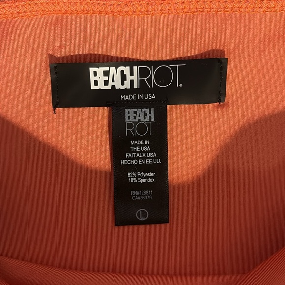 Beach Riot Emmy Ribbed Bikini Bottoms in Oasis Colorblock SZ L NWOT - Picture 5 of 6